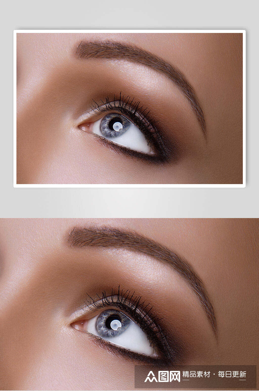 简约时尚眉毛睫毛眼影图片模板下载-编号1685400-众图网