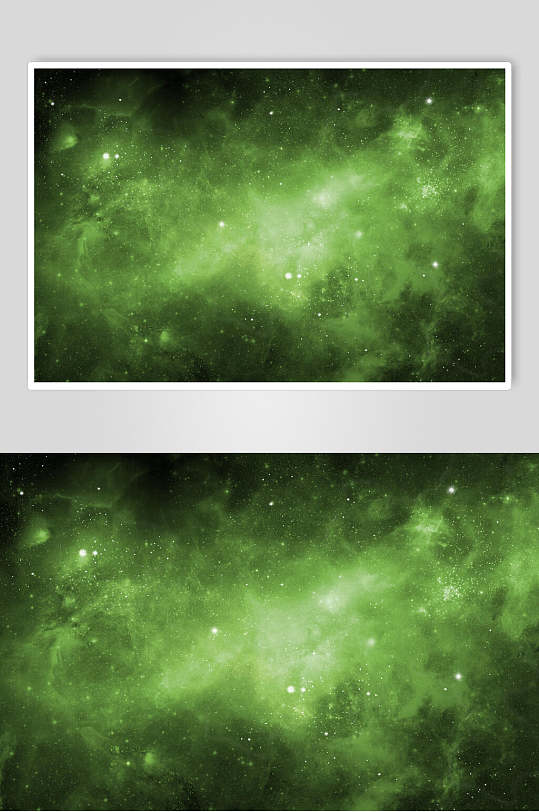 绿色星空背景高清图片