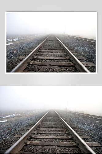 破旧铁路风景特写图片