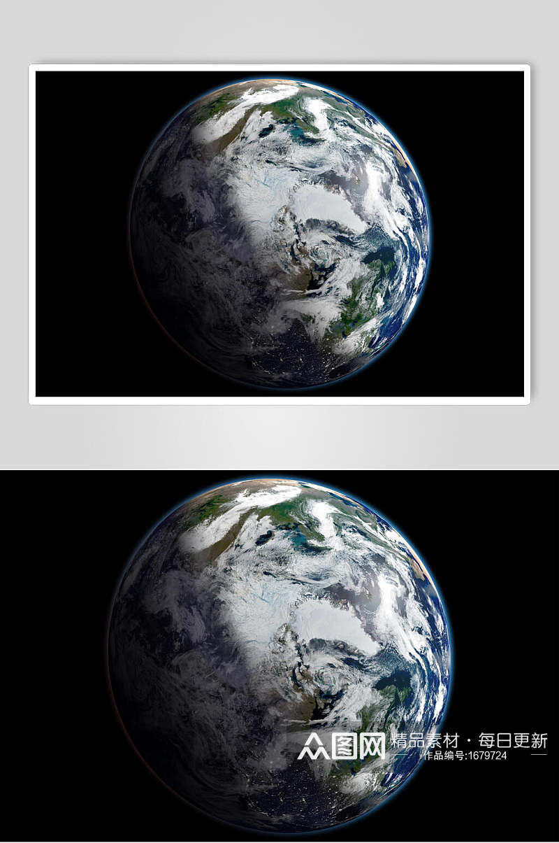 神秘太空星球地球图片素材