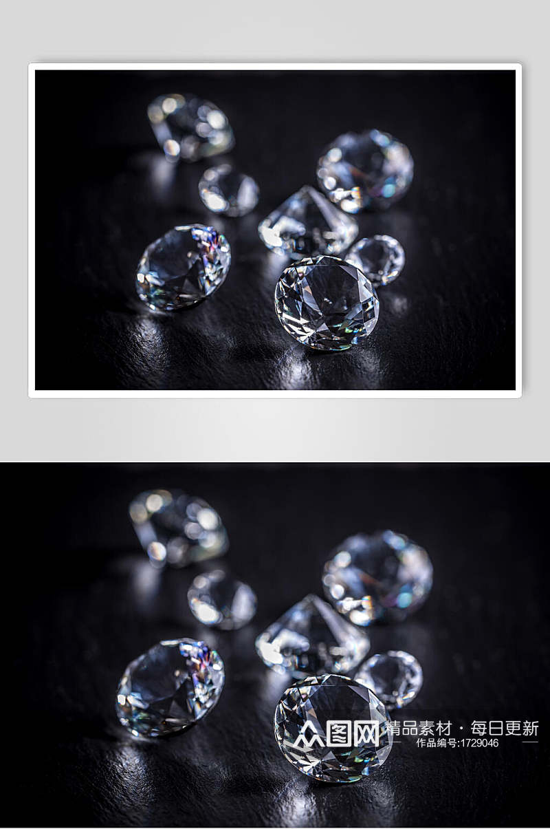 锥形钻石钻戒饰品高清图片素材