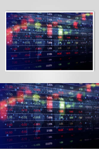 炫彩蓝色股票期货走势图图片