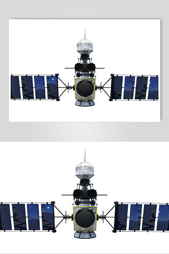 空间站航天科技人造卫星特写图片