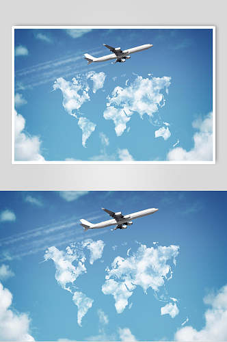 天空客运客机民航飞机高清图片