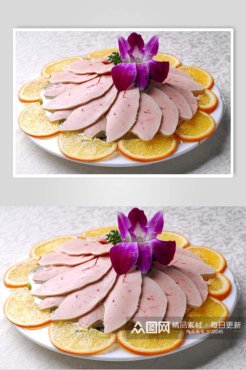 新菜系列法国鹅肝食品图片素材