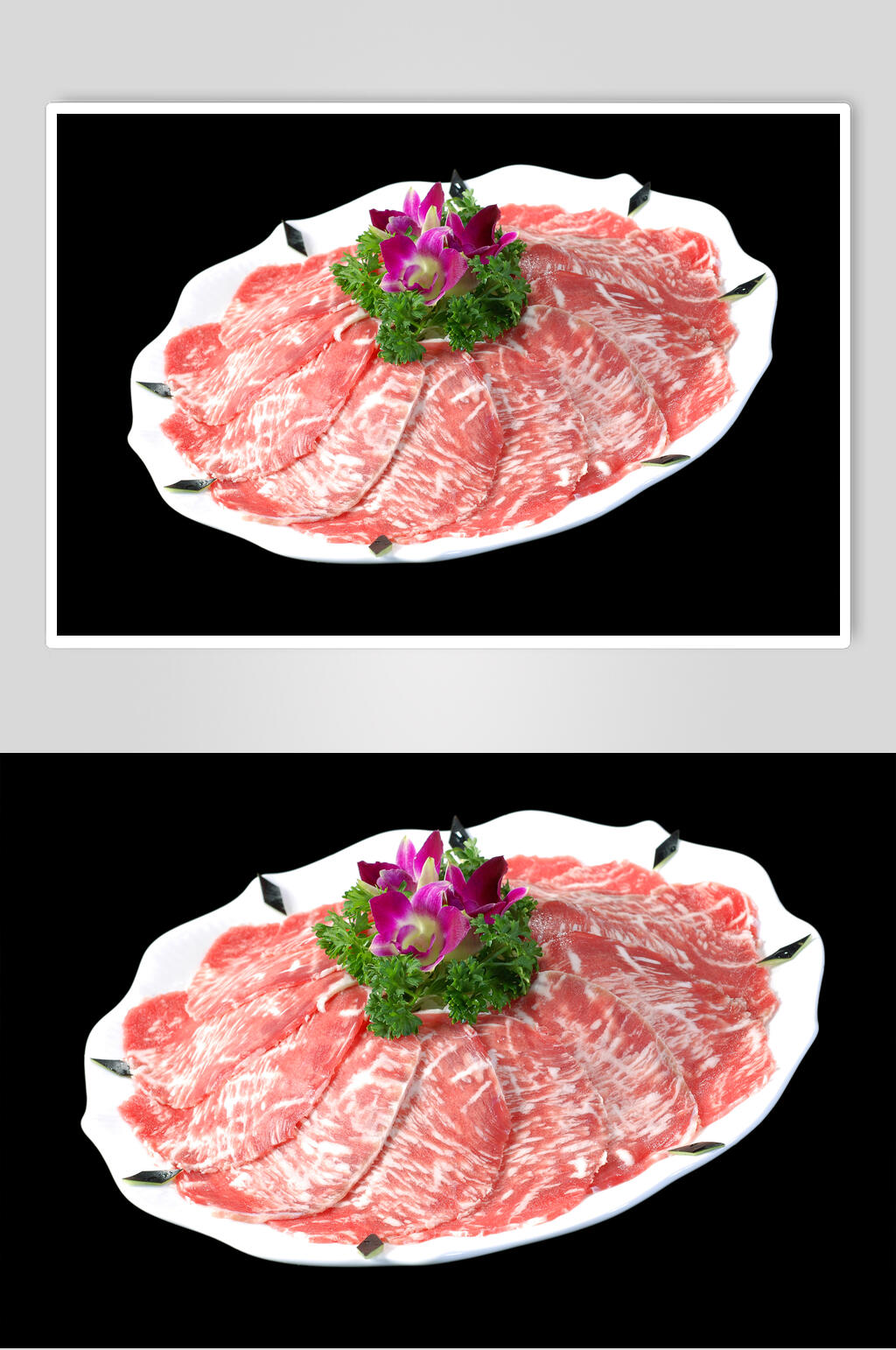 雪花肥牛美食图片素材