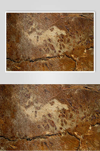 浅赭石色光斑断痕混凝土墙面纹理素材