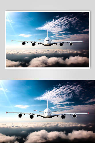 客运客机民航飞机摄影视觉