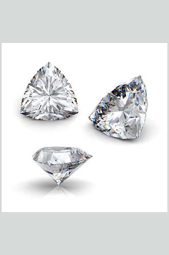 透明钻石钻戒饰品高清图片