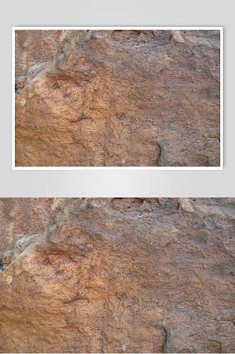 棕灰色岩石混泥土墙面纹理摄影素材