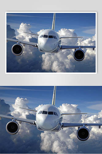客运客机民航飞机摄影图片
