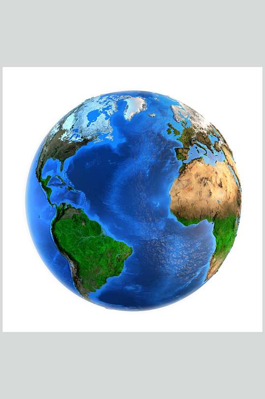 3D地球模型高清图片