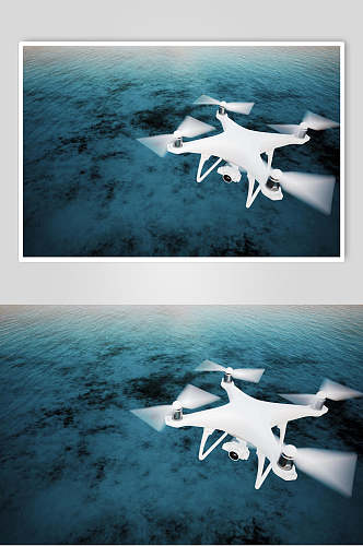 大海无人机飞行高清全景图片
