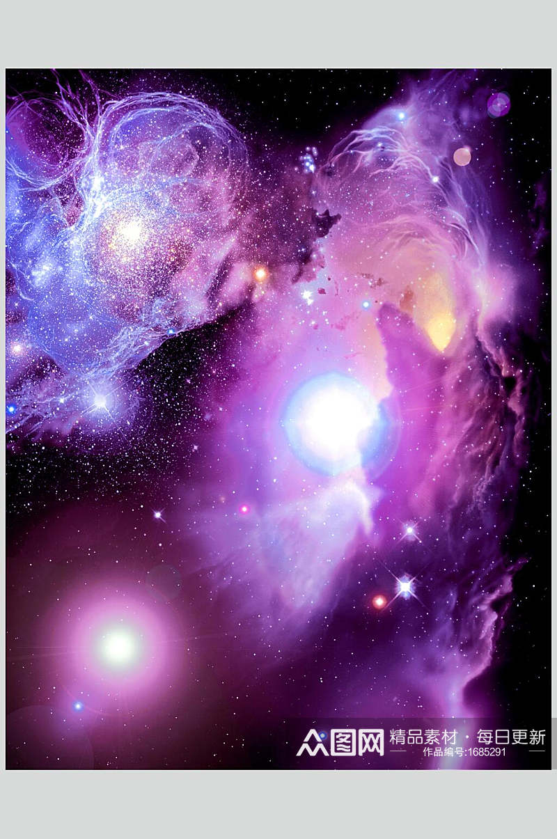 星空星座梦话星系摄影视觉素材