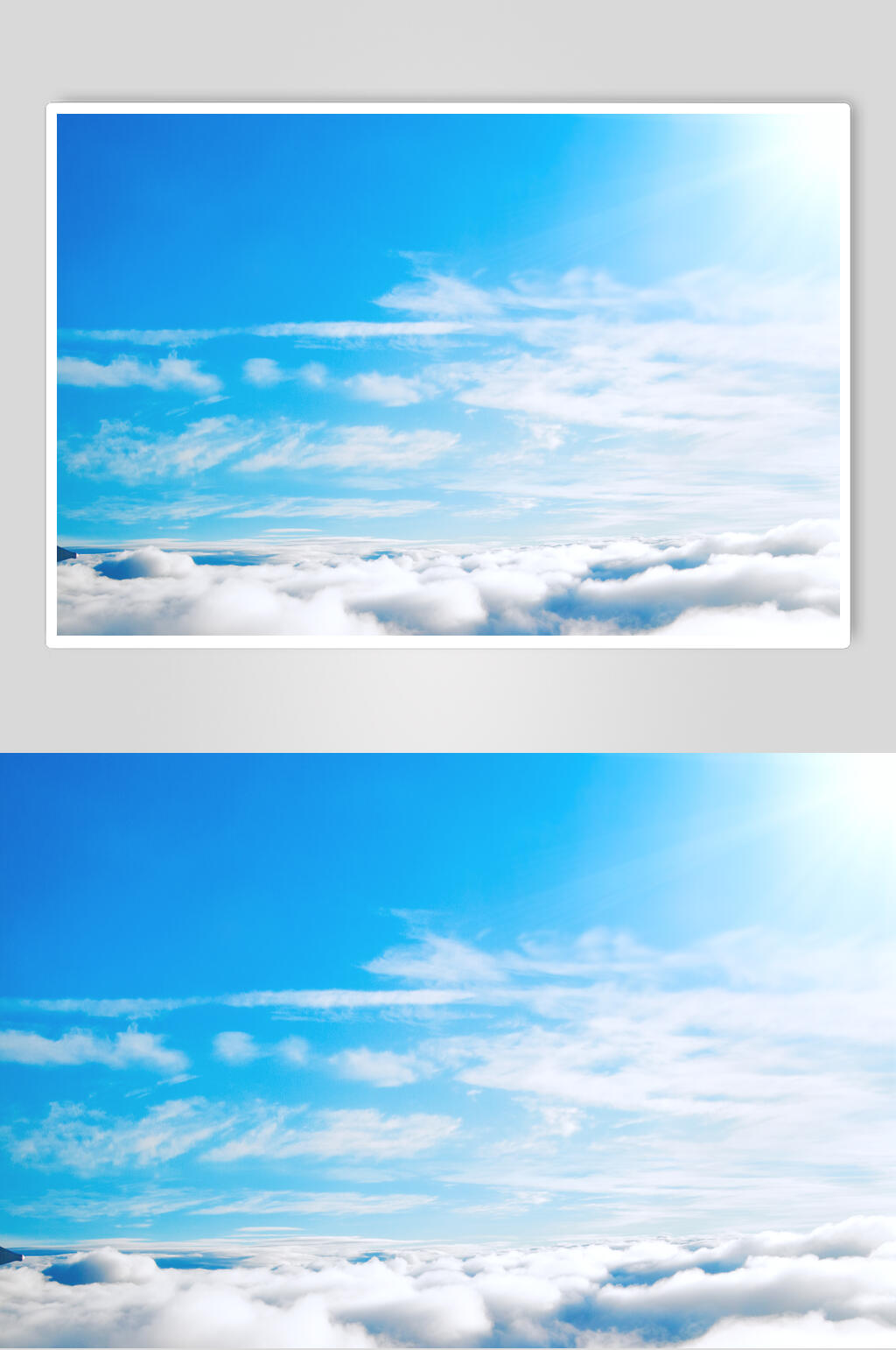蓝色天空背景图图片