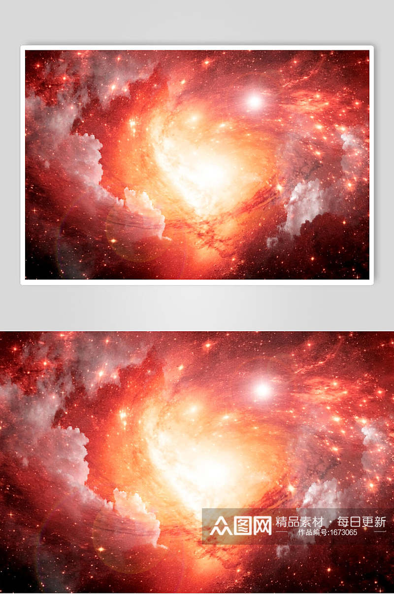 火焰星空背景高清图片素材