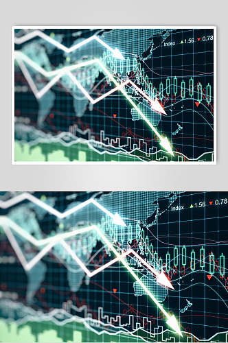 股票期货走势图下降图片