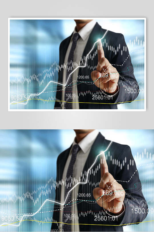 清新商務(wù)風(fēng)股票期貨走勢圖高清圖片