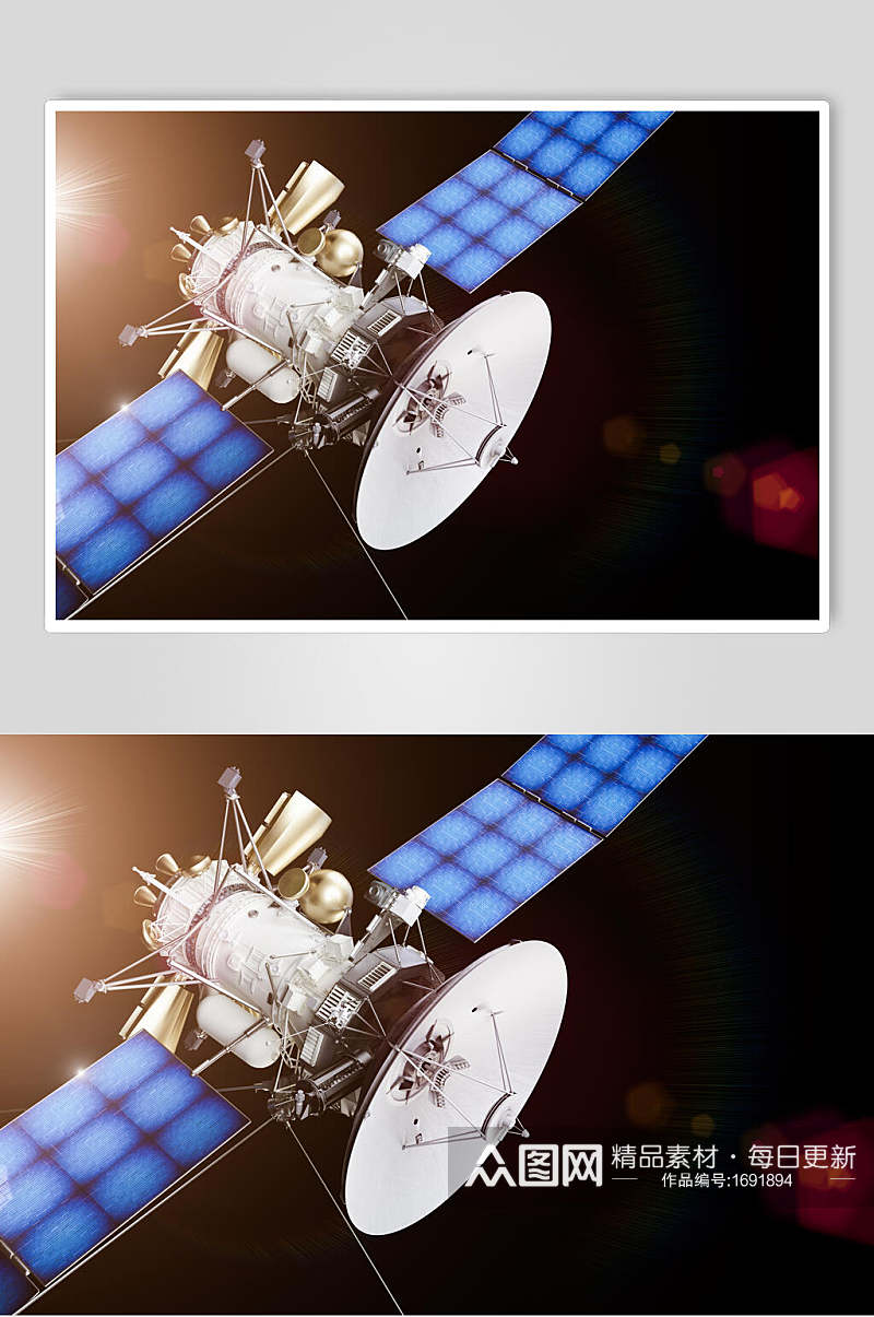 空间站航天科技人造卫星高清图片素材