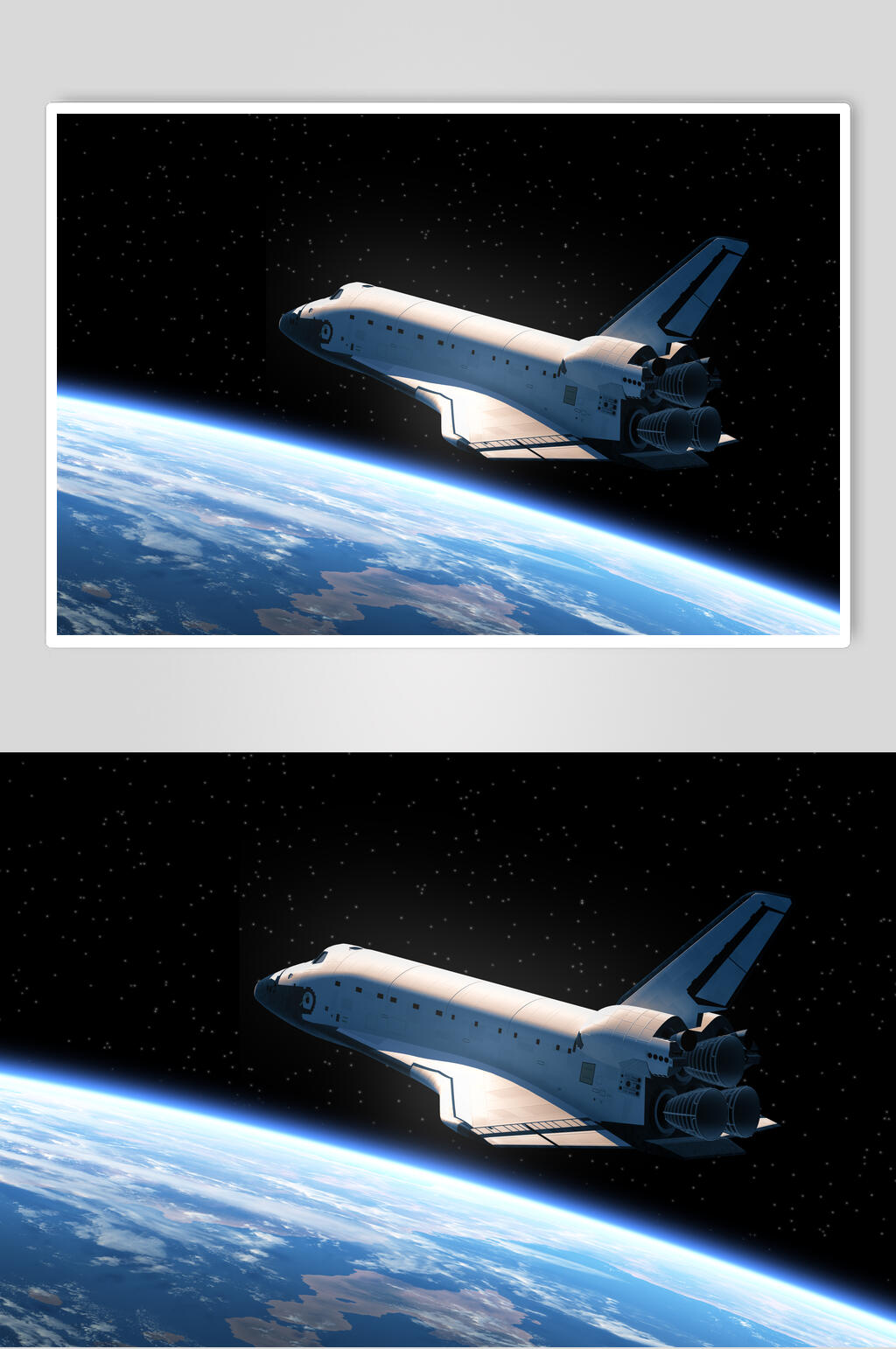 太空空间站航天科技人造卫星图片素材