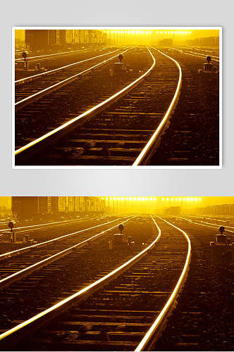 铁路风景高清摄影图片