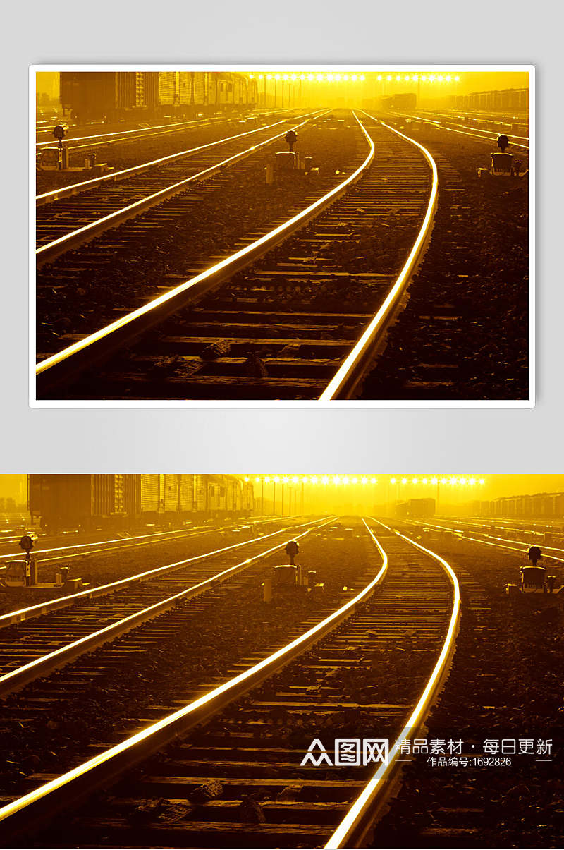 铁路风景高清摄影图片素材