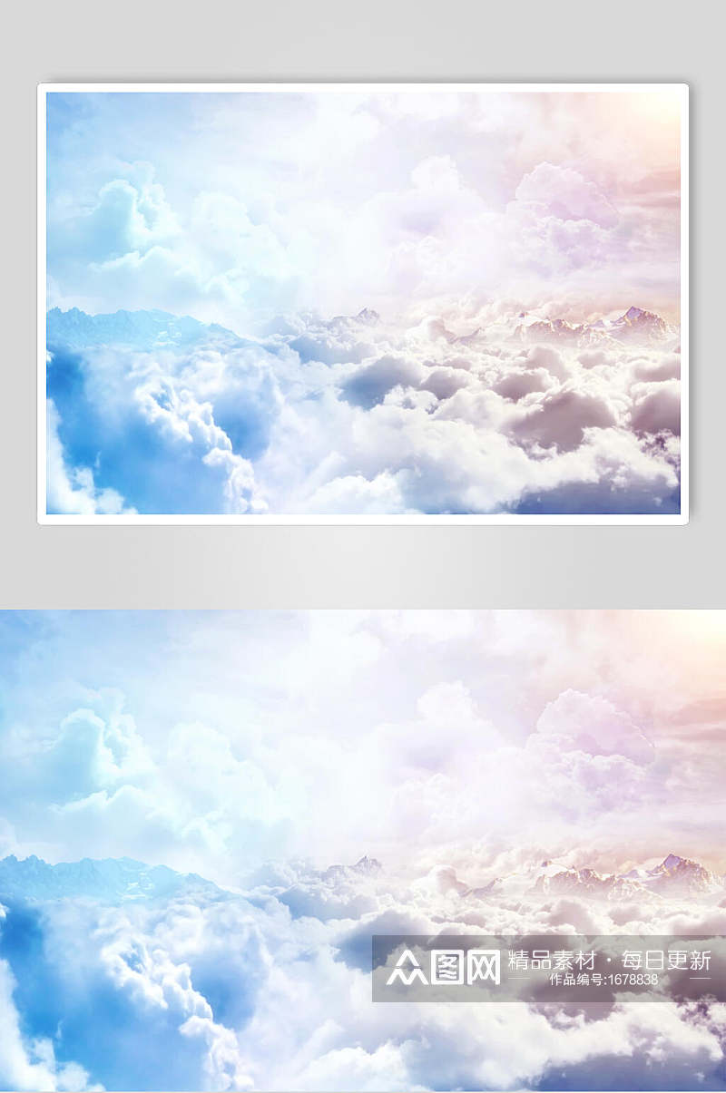 大气唯美天空云彩图片素材