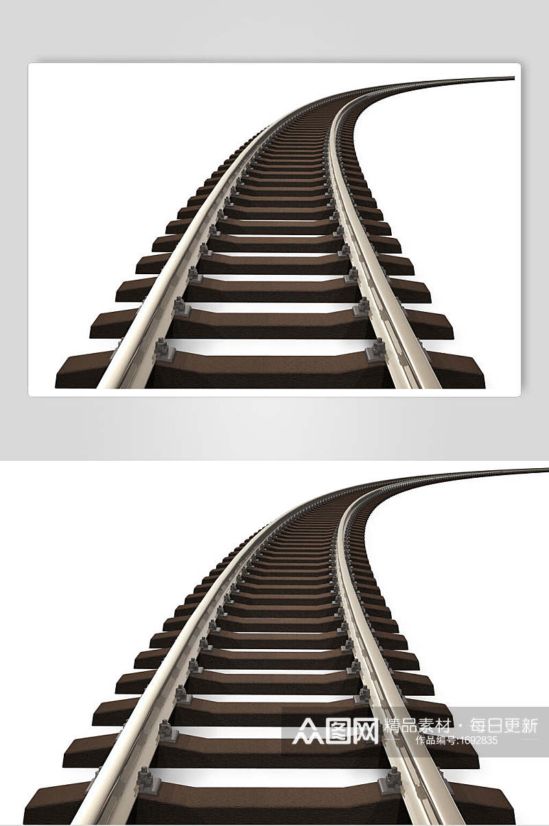 抽象铁路风景特写图片素材