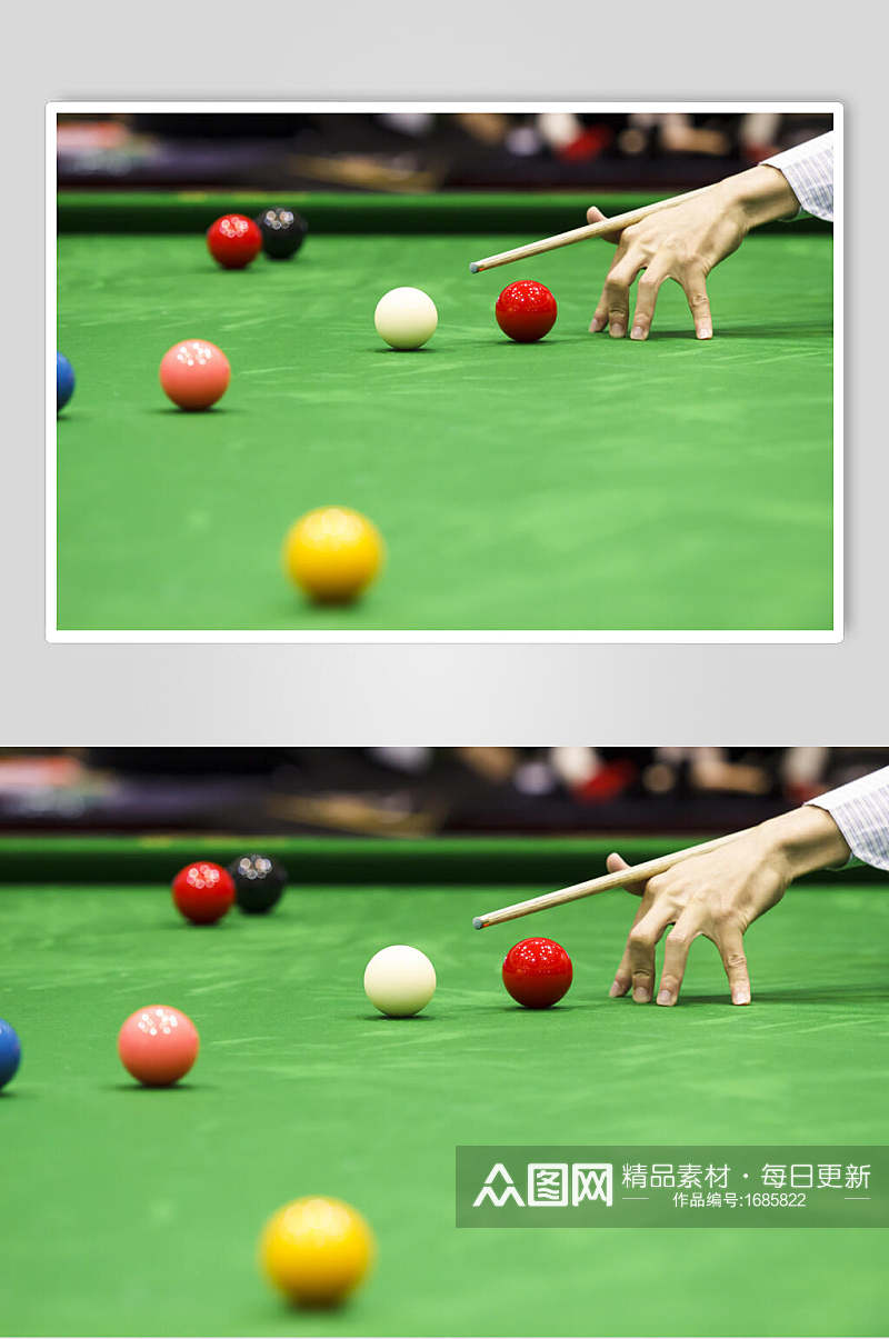 球杆绿色桌球打台球摄影图素材