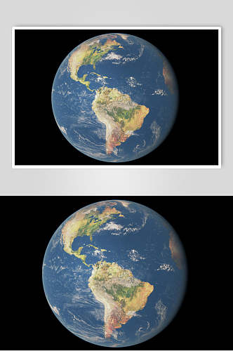 太空星球蓝色地球图片