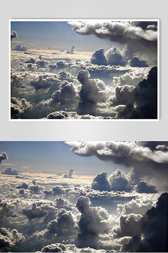 美丽美景天空云朵摄影图