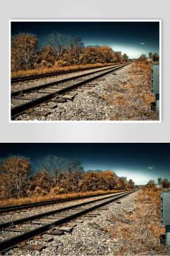 铁路风景高清图片