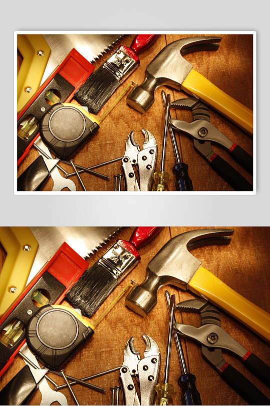 五金工具修理工具摄影图
