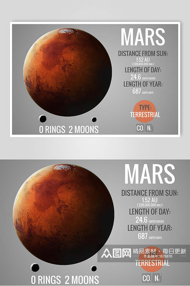 大气科技太阳系星球介绍图片素材