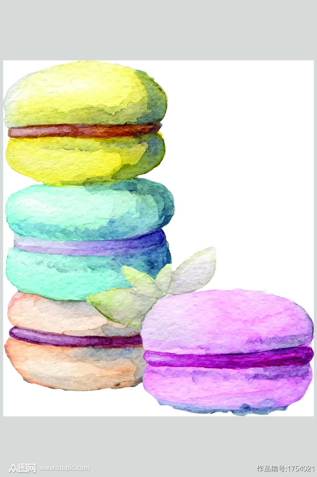 手绘马卡龙矢量元素素材模板下载 编号 众图网 手绘马卡龙矢量元素素材模板下载 编号 众图网