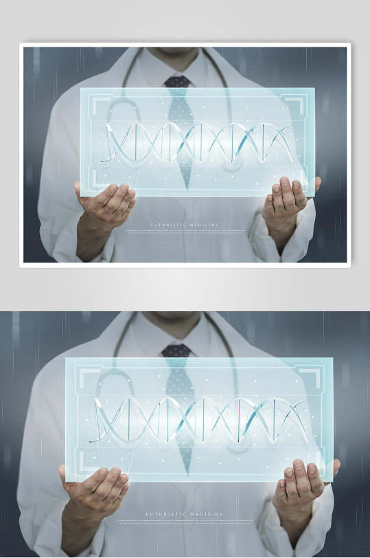 现代医学结构海报设计