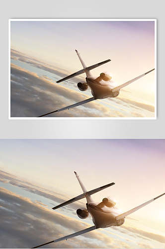 空中旅行中国航空飞机蓝天摄影图