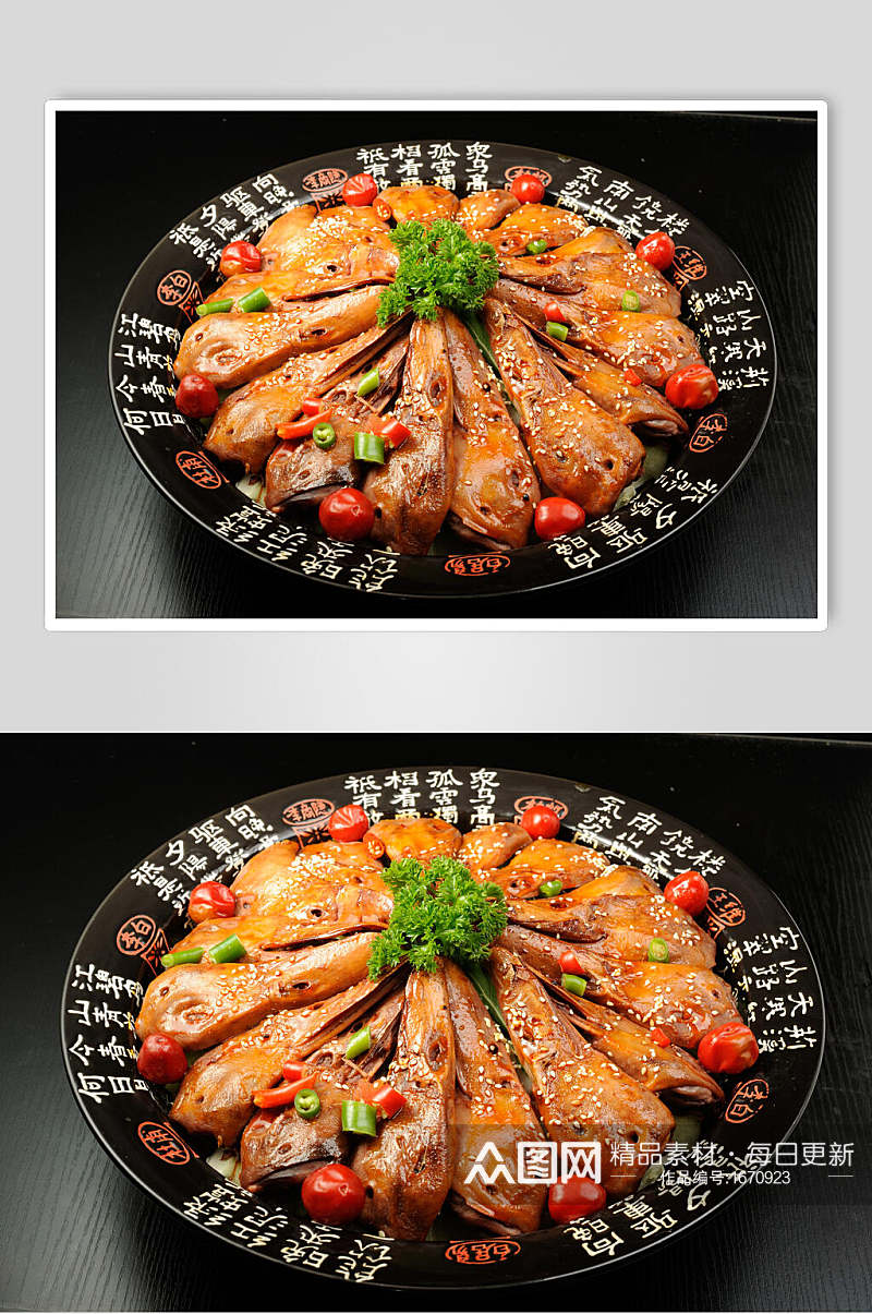 干锅香锅鸭头美食高清图片素材
