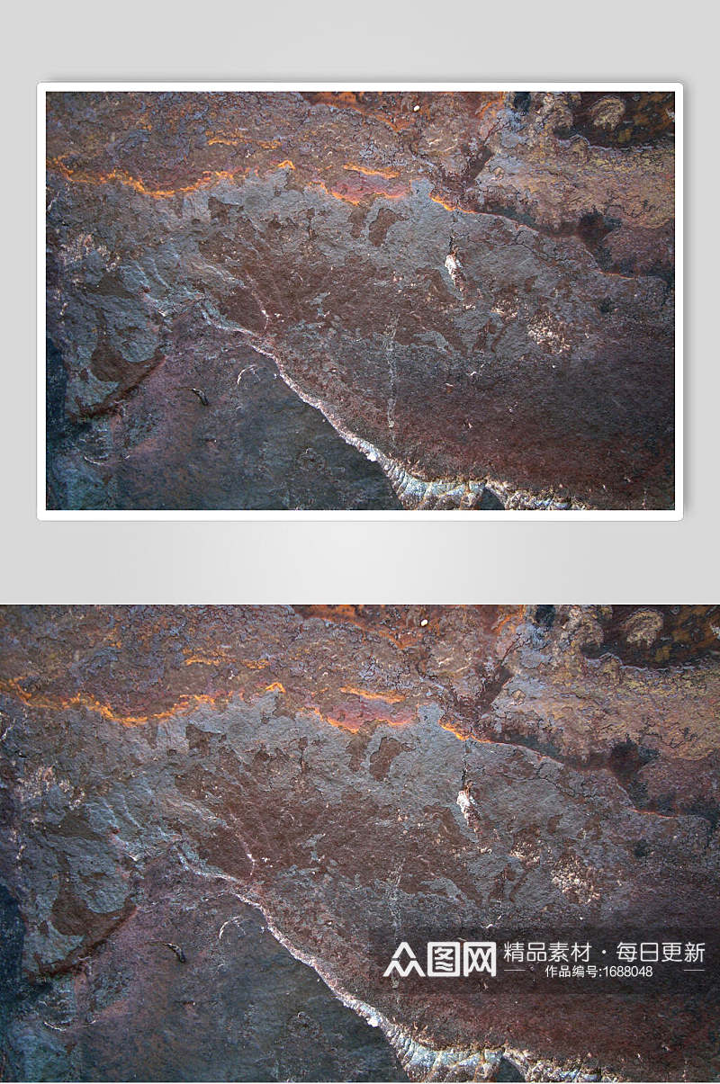 锈斑岩石混泥土墙面纹理摄影素材素材