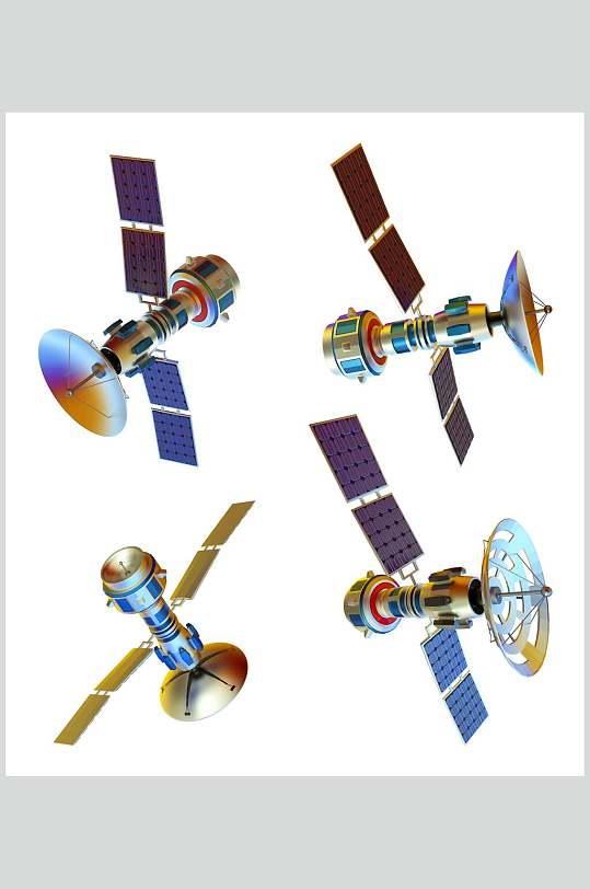 太空探索通信气象卫星免扣摄影图