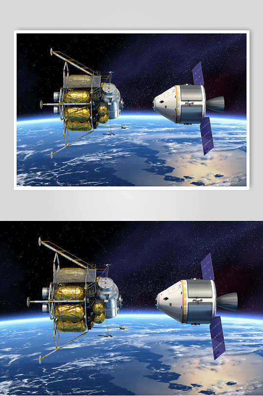 探索卫星航天科技太空摄影图