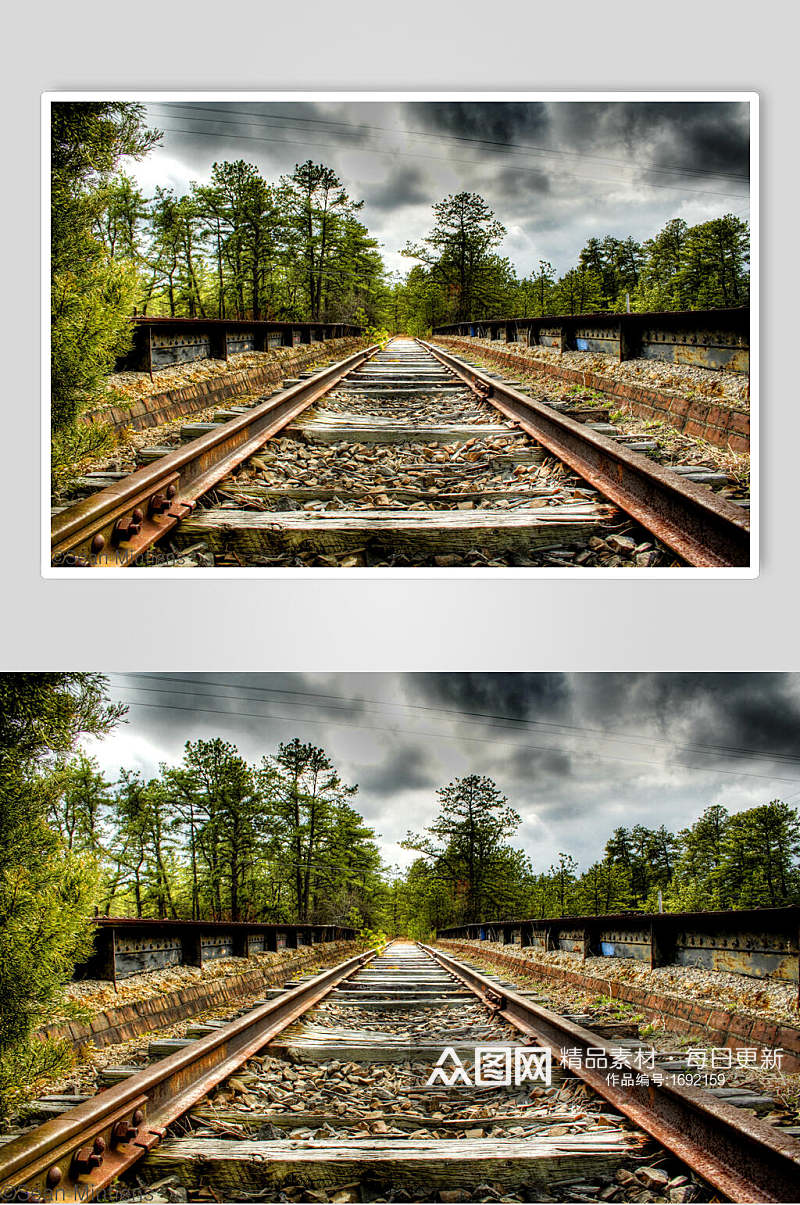 铁路风景高清图片素材