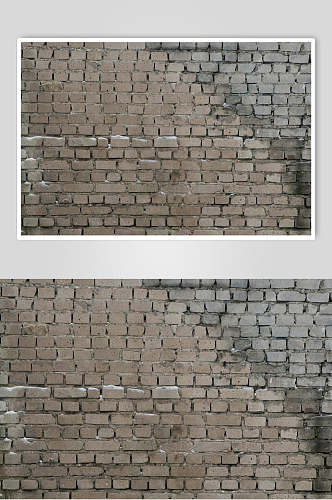 裸砖破旧砖墙背景图片