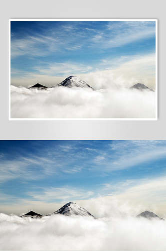 大气磅礴云层天空摄影图