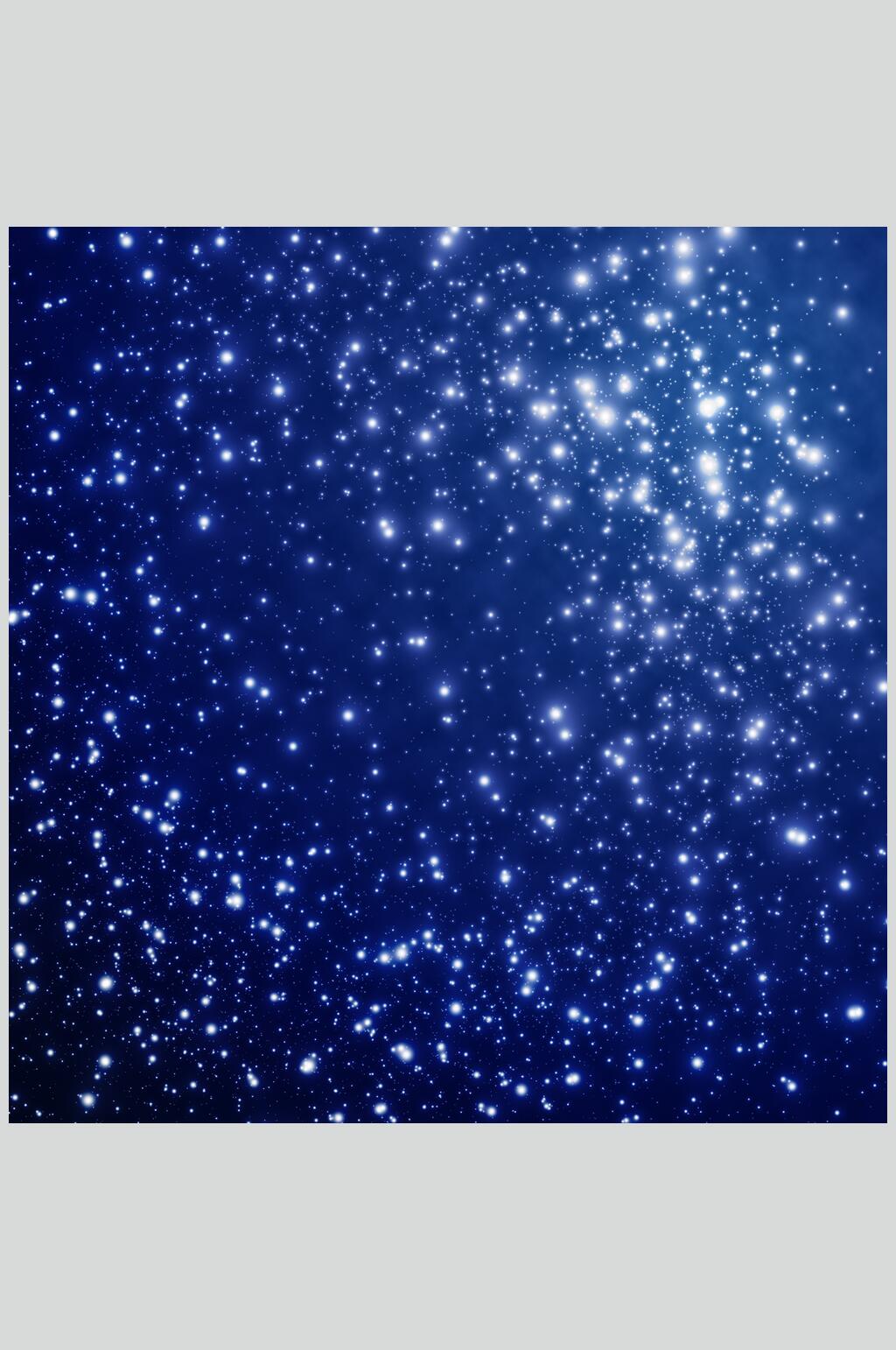 闪烁星空星星图片素材