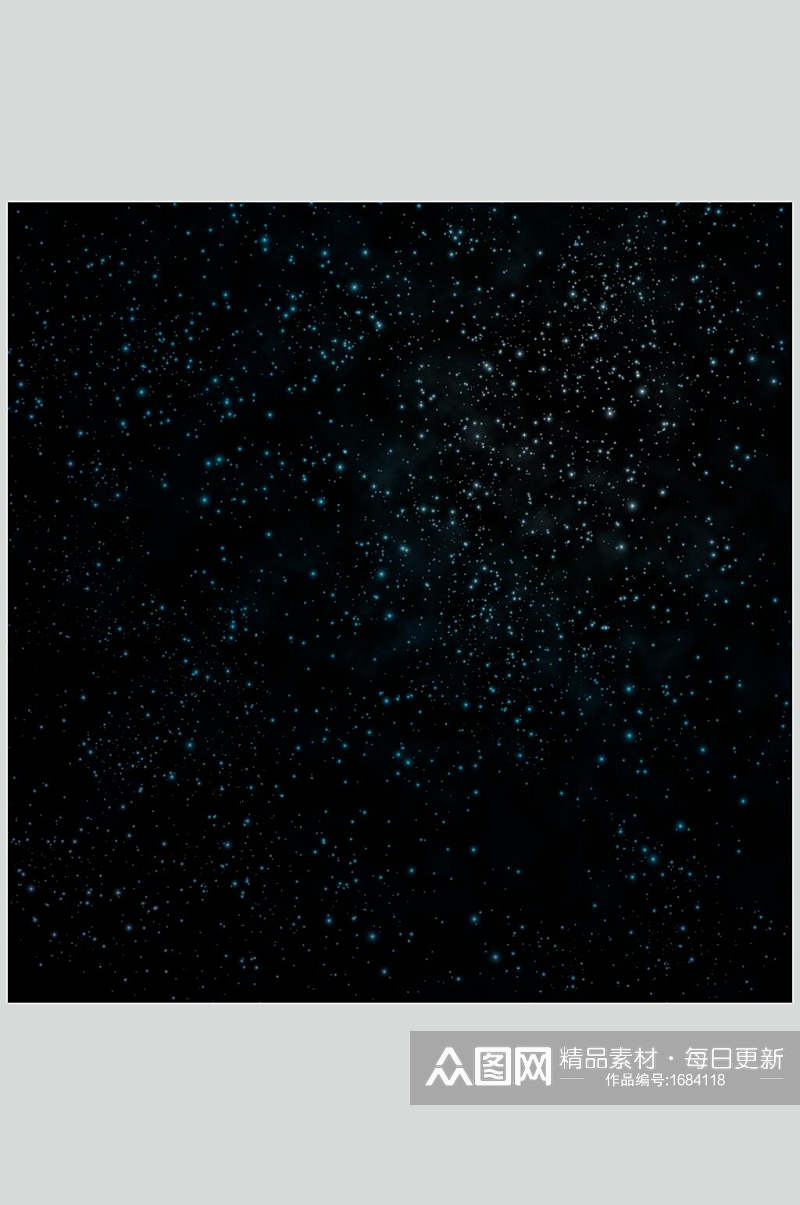 黑色高清星空繁星夜空图片素材