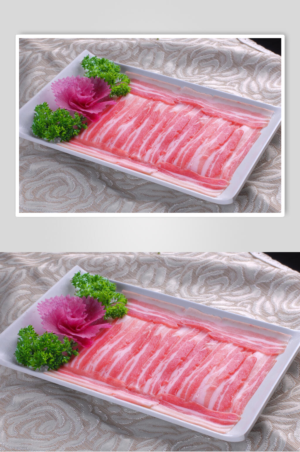 荤菜精品五花肉摄影图片素材