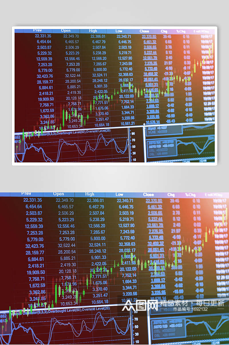 交易数字股票期货走势图高清图片素材