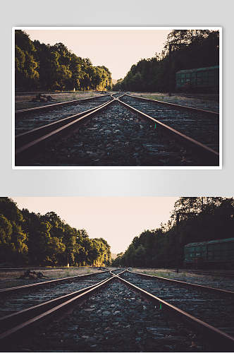 铁路风景图片