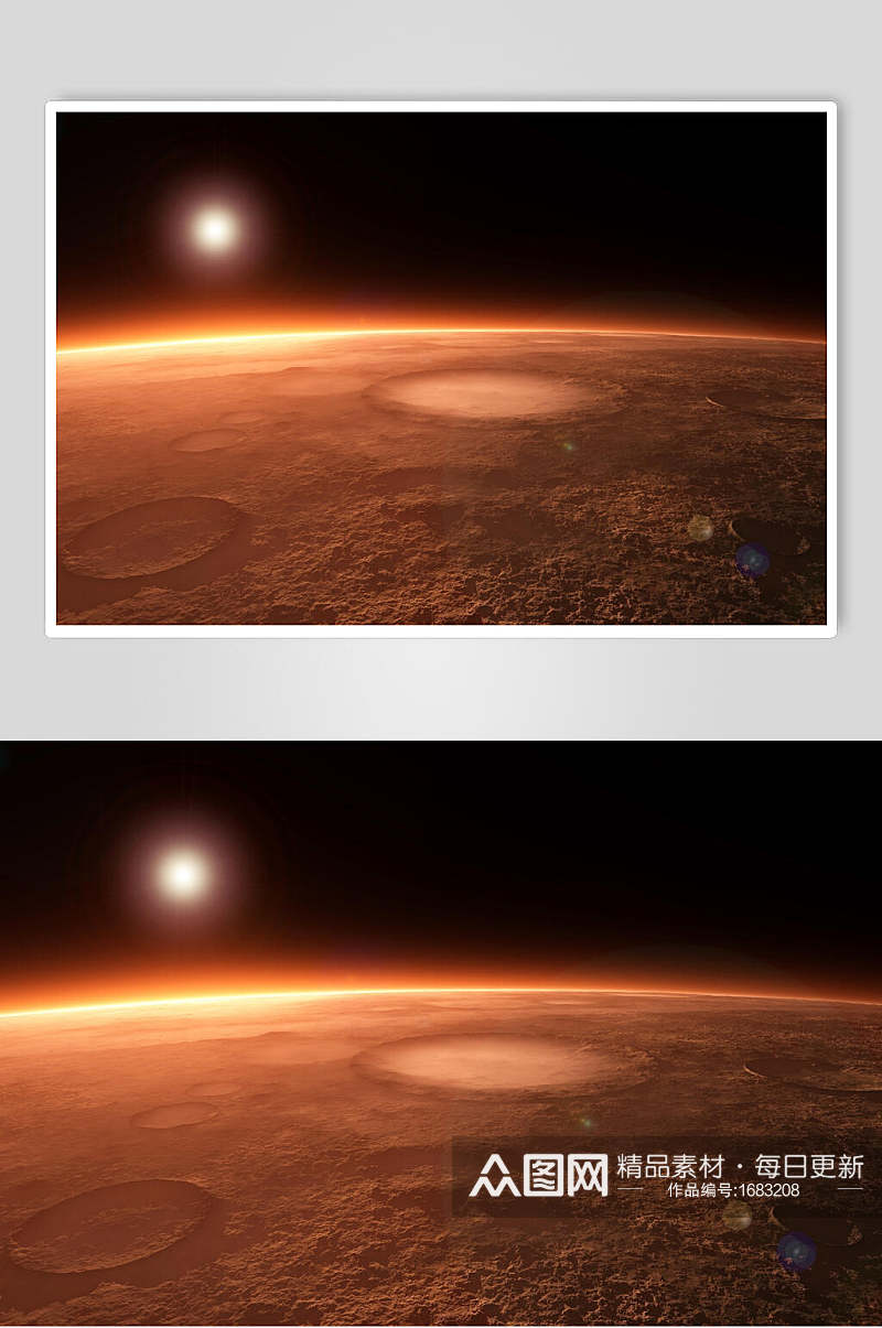 兔爷爷的素材铺子火星太阳系摄影视觉素材